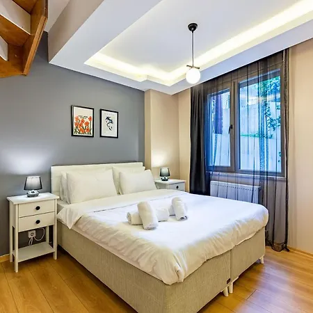 아파트 Nice Duplex Apartment Surrounded By Popular Attractions In Beyoglu